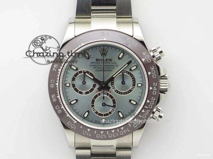 MiroTime 0423 Thermal Daytona 116506 Middle East Edition Bp Maker Best Edition Ice Blue Blue Arabic Dial Diam Bezel On SS Bracelet A 2895